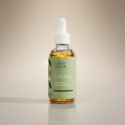 Tallow Vera's vanilla Aloe Vera organic serum